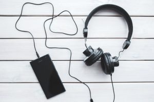 smartphone vintage technology music