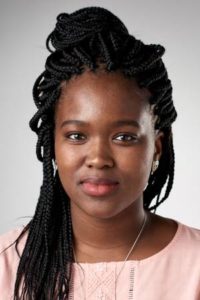 of real black african woman with no expression id or passport phot